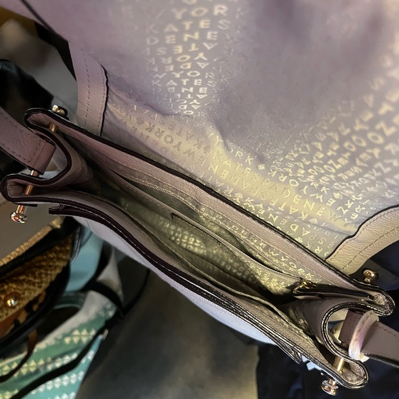 Kate Spade Gray Leather Crossbody - Picture 2 of 3